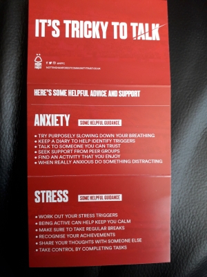 Came with my season card - What are they trying to say?